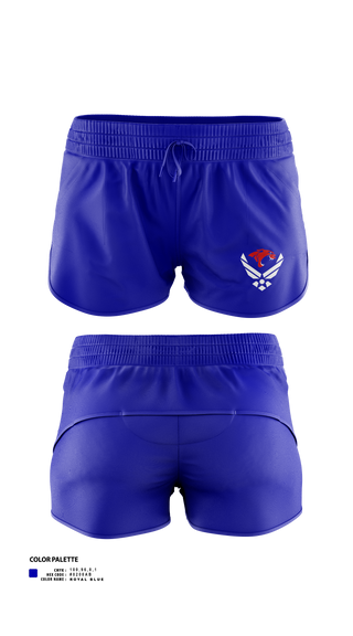 Womens Shorts, TX-794, Air Force, Teamtime, Team time, sublimation, custom sports apparel, team uniforms, spirit wear, spiritwear, sports uniforms, custom shirts, team store, custom team store, fundraiser sports, apparel fundraiser