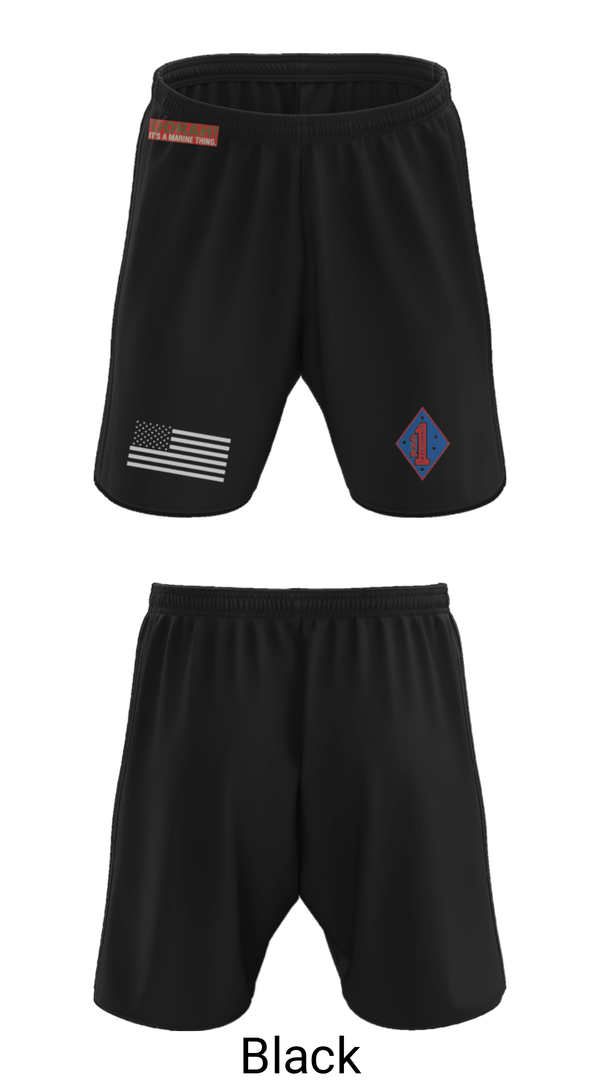 Athletic Shorts With Pockets, 1st Marine Regiment, Marines, Teamtime, Team time, sublimation, custom sports apparel, team uniforms, spirit wear, spiritwear, sports uniforms, custom shirts, team store, custom team store, fundraiser sports, apparel fundraiser