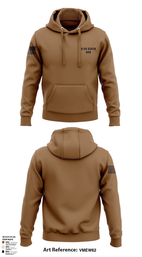 Hoodie, G Co 334th BSB, National Guard, Teamtime, Team time, sublimation, custom sports apparel, team uniforms, spirit wear, spiritwear, sports uniforms, custom shirts, team store, custom team store, fundraiser sports, apparel fundraiser