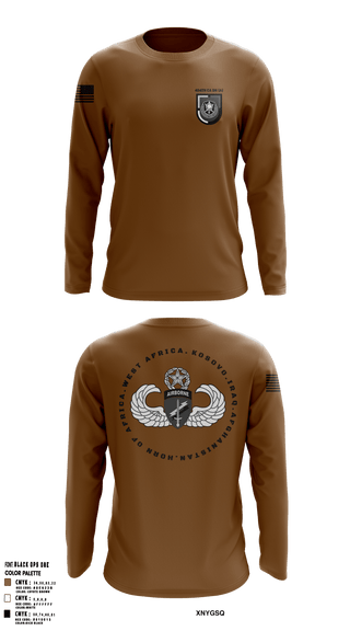 Long Sleeve Performance Shirt, 404 Civil Affairs Battalion (Airborne), Army, Teamtime, Team time, sublimation, custom sports apparel, team uniforms, spirit wear, spiritwear, sports uniforms, custom shirts, team store, custom team store, fundraiser sports, apparel fundraiser