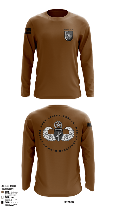404 Civil Affairs Battalion (Airborne) 57315387 Long Sleeve Performance Shirt - 1