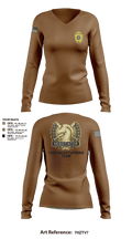 HCSO CNT 41668250 Women's Long Sleeve V-neck Shirt - 5