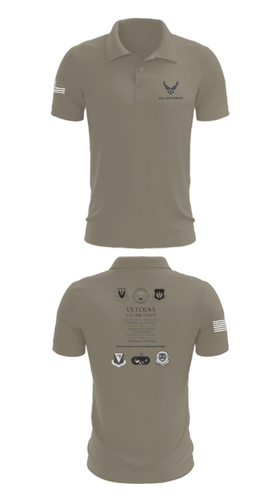 Ramstein AGE 81077227 Short Sleeve Performance Polo - 67