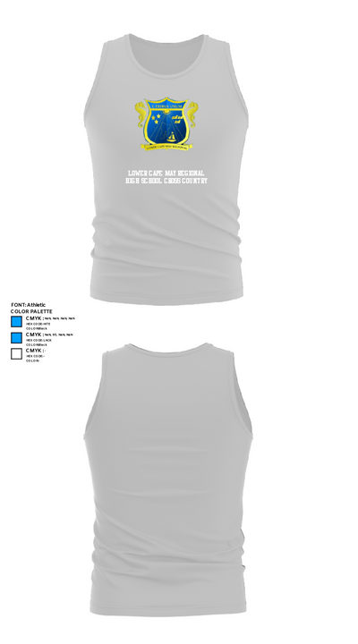 Lower Cape May Regional High School Cross Country 32826701 Tank Top - 13