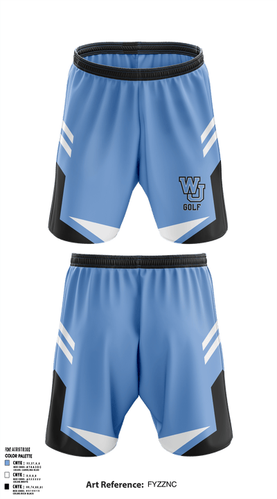 West Jordan High School Golf 27637623 Athletic Shorts With Pockets - 1