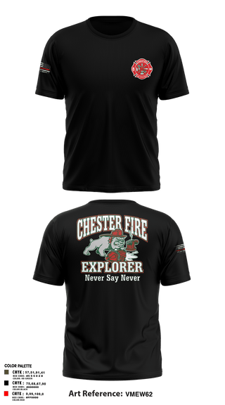 Short Sleeve Performance Shirt, Chester fire explorers, Fire Department, Teamtime, Team time, sublimation, custom sports apparel, team uniforms, spirit wear, spiritwear, sports uniforms, custom shirts, team store, custom team store, fundraiser sports, apparel fundraiser