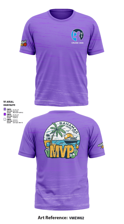 MVP Cruise 2025 37485566 Short Sleeve Performance Shirt - 1