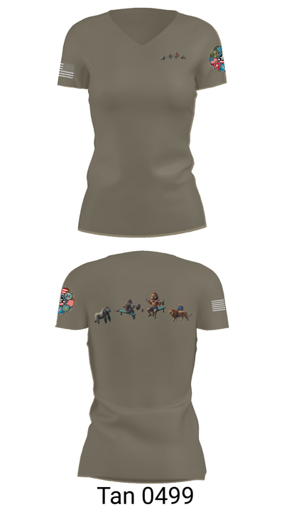 One GYm 38783624 Women's Short Sleeve V-neck Shirt - 68