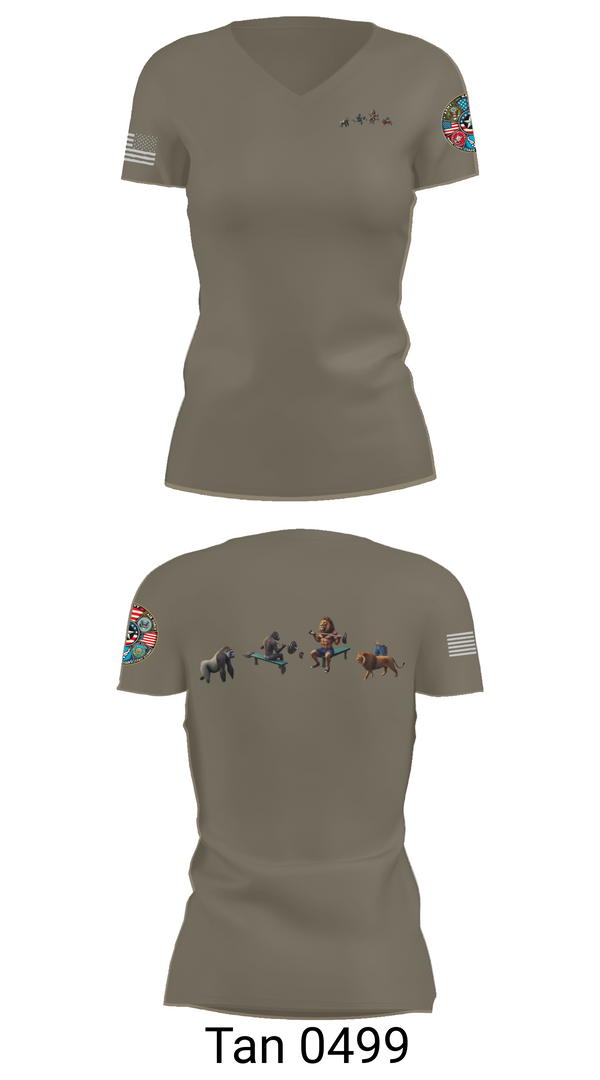 Womens Short Sleeve Vneck Shirt, One GYm, Marines, Teamtime, Team time, sublimation, custom sports apparel, team uniforms, spirit wear, spiritwear, sports uniforms, custom shirts, team store, custom team store, fundraiser sports, apparel fundraiser
