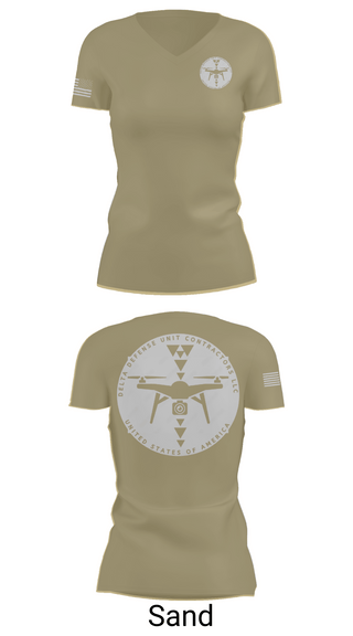 Womens Short Sleeve Vneck Shirt, Delta Defense Unit, Police, Teamtime, Team time, sublimation, custom sports apparel, team uniforms, spirit wear, spiritwear, sports uniforms, custom shirts, team store, custom team store, fundraiser sports, apparel fundraiser