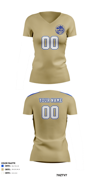 Womens Short Sleeve Vneck Shirt, Bradwell Institute Volleyball, Women's Volleyball, Teamtime, Team time, sublimation, custom sports apparel, team uniforms, spirit wear, spiritwear, sports uniforms, custom shirts, team store, custom team store, fundraiser sports, apparel fundraiser