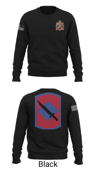 Crew Neck Sweatshirt, Fox Company 39th BSB (FA FSC), National Guard, Teamtime, Team time, sublimation, custom sports apparel, team uniforms, spirit wear, spiritwear, sports uniforms, custom shirts, team store, custom team store, fundraiser sports, apparel fundraiser