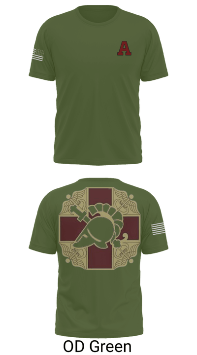 US MEDDAC 46009212 Old School Cotton Feel Shirt - 50