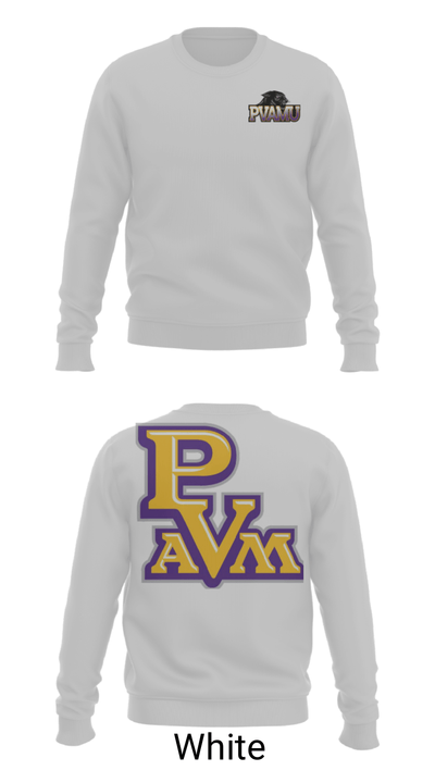Prairie View A&M University Tennis 36400712 Crew Neck Sweatshirt - 2