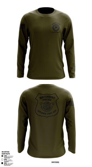 Long Sleeve Performance Shirt, Waterbury Police Explorers, , Teamtime, Team time, sublimation, custom sports apparel, team uniforms, spirit wear, spiritwear, sports uniforms, custom shirts, team store, custom team store, fundraiser sports, apparel fundraiser