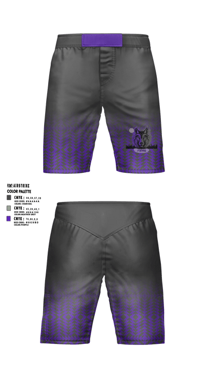 Fort Bragg Middle School Wrestling Fight Shorts - 2