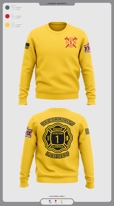 Tri-Community fire 52008799 Crew Neck Sweatshirt - 3