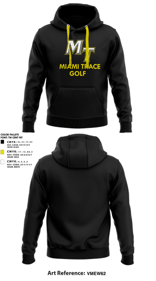 Hoodie, Miami Trace High School Golf, Golf, Teamtime, Team time, sublimation, custom sports apparel, team uniforms, spirit wear, spiritwear, sports uniforms, custom shirts, team store, custom team store, fundraiser sports, apparel fundraiser
