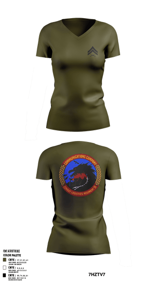Women's Short Sleeve Vneck Shirt, 3D MLG CLR-37, Marines, Teamtime, Team time, sublimation, custom sports apparel, team uniforms, spirit wear, spiritwear, sports uniforms, custom shirts, team store, custom team store, fundraiser sports, apparel fundraiser