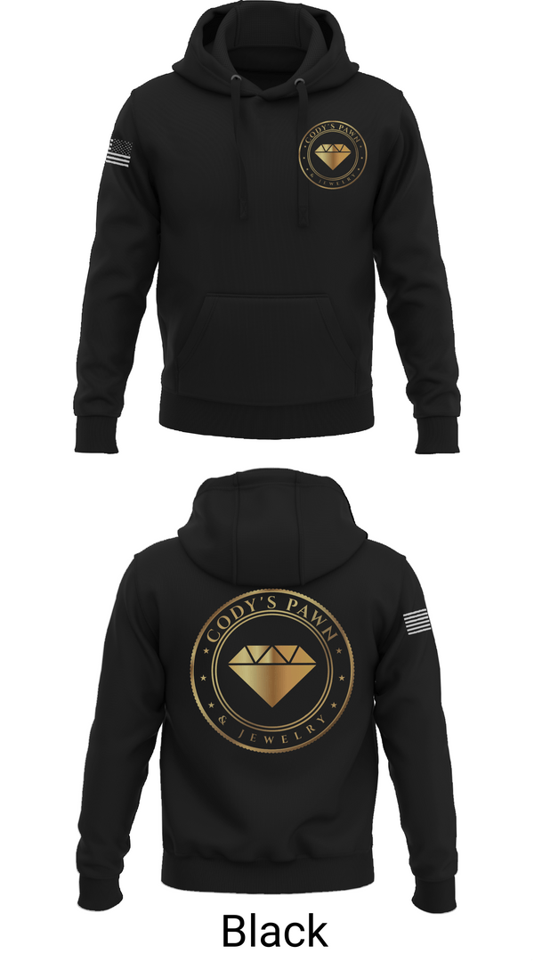 Hoodie, Cody’s Pawn & Jewelry, , Teamtime, Team time, sublimation, custom sports apparel, team uniforms, spirit wear, spiritwear, sports uniforms, custom shirts, team store, custom team store, fundraiser sports, apparel fundraiser