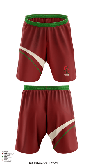 Athletic Shorts With Pockets, Glen Cove Big Red, Track & Field, Teamtime, Team time, sublimation, custom sports apparel, team uniforms, spirit wear, spiritwear, sports uniforms, custom shirts, team store, custom team store, fundraiser sports, apparel fundraiser
