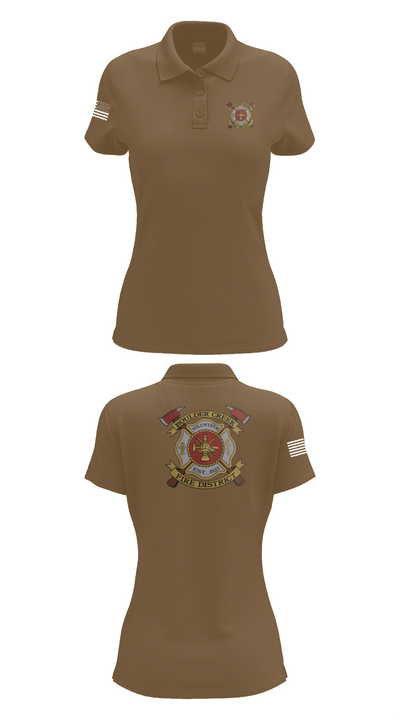 Boulder creek fire 92680239 Women's Short Sleeve Performance Polo  - 15