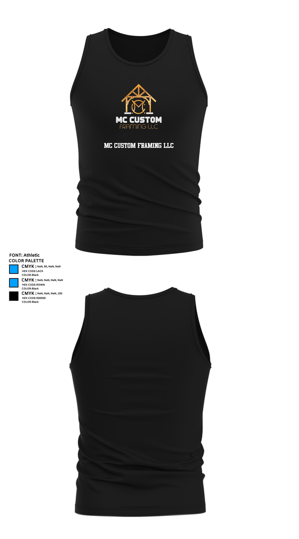 Tank Top, MC CUSTOM FRAMING LLC, , Teamtime, Team time, sublimation, custom sports apparel, team uniforms, spirit wear, spiritwear, sports uniforms, custom shirts, team store, custom team store, fundraiser sports, apparel fundraiser