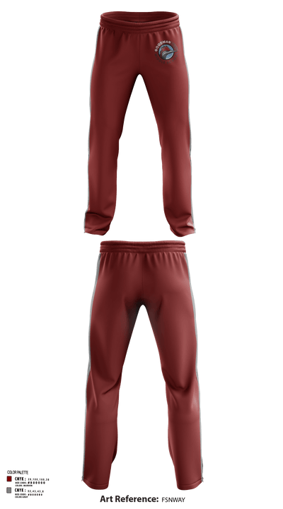 Goodman Middle School Soccer 21571091 Sweatpants - 126