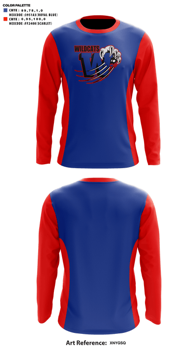 Clarksdale High School Basketball 83050417 Long Sleeve Shooting Shirt - 41