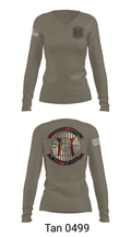 HQSPT Bn, PMO, Brig 79811584 Women's Long Sleeve V-neck Shirt - 77