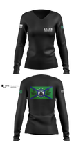 Grahn Fire DepartmentAPR 45337631 Women's Long Sleeve V-neck Shirt - 1