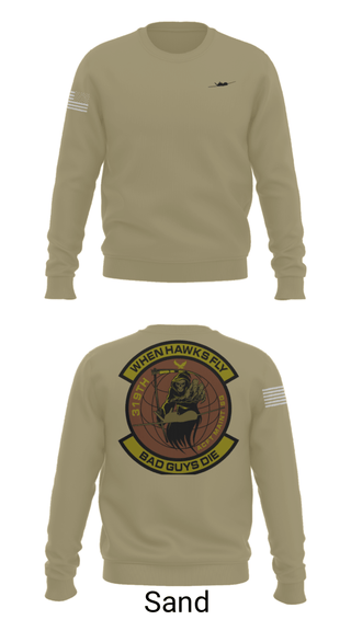 Crew Neck Sweatshirt, 319th Maintenance Squadron, Air Force, Teamtime, Team time, sublimation, custom sports apparel, team uniforms, spirit wear, spiritwear, sports uniforms, custom shirts, team store, custom team store, fundraiser sports, apparel fundraiser