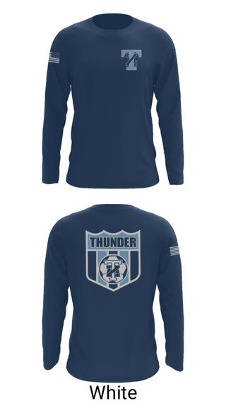 Long Sleeve Performance Shirt, Thunder, Men's Soccer, Teamtime, Team time, sublimation, custom sports apparel, team uniforms, spirit wear, spiritwear, sports uniforms, custom shirts, team store, custom team store, fundraiser sports, apparel fundraiser