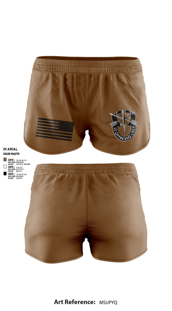 Ranger Panties, 20th group, Army, Teamtime, Team time, sublimation, custom sports apparel, team uniforms, spirit wear, spiritwear, sports uniforms, custom shirts, team store, custom team store, fundraiser sports, apparel fundraiser
