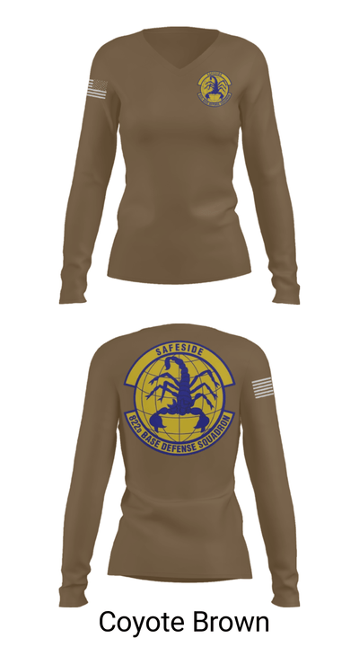 Safeside 35499919 Women's Long Sleeve V-neck Shirt - 10