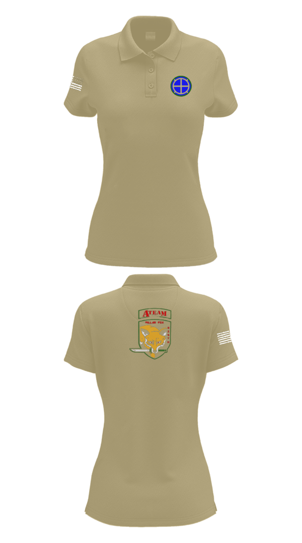 Womens Short Sleeve Performance Polo, A co 935th ASB 3rd Platoon, National Guard, Teamtime, Team time, sublimation, custom sports apparel, team uniforms, spirit wear, spiritwear, sports uniforms, custom shirts, team store, custom team store, fundraiser sports, apparel fundraiser