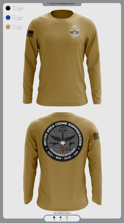 SPECIAL OPERATIONS UNIT 51763546 Long Sleeve Performance Shirt - 3
