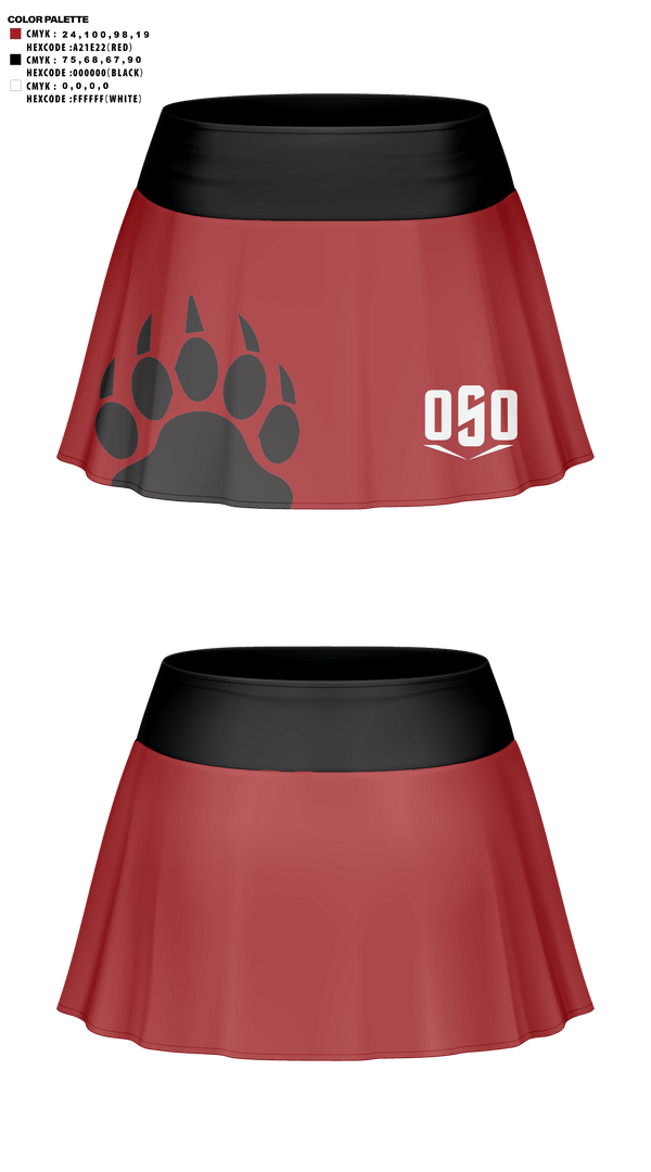 Skort, West Oso High School Cheer, Cheer, Teamtime, Team time, sublimation, custom sports apparel, team uniforms, spirit wear, spiritwear, sports uniforms, custom shirts, team store, custom team store, fundraiser sports, apparel fundraiser