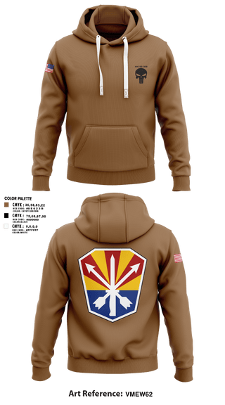Hoodie, HHC 153 CSSB, National Guard, Teamtime, Team time, sublimation, custom sports apparel, team uniforms, spirit wear, spiritwear, sports uniforms, custom shirts, team store, custom team store, fundraiser sports, apparel fundraiser