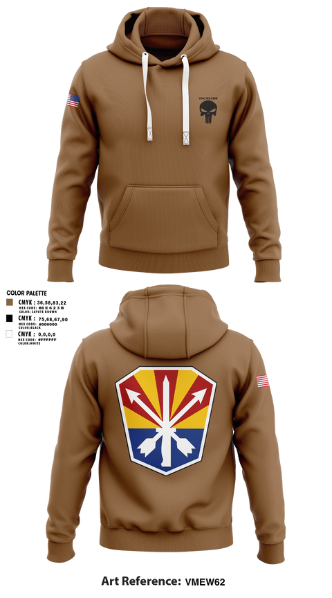 Hoodie, HHC 153 CSSB, National Guard, Teamtime, Team time, sublimation, custom sports apparel, team uniforms, spirit wear, spiritwear, sports uniforms, custom shirts, team store, custom team store, fundraiser sports, apparel fundraiser