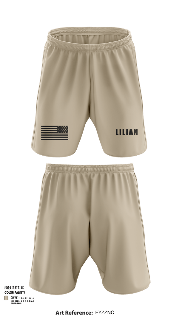 Athletic Shorts With Pockets, LILIAN, Army, Teamtime, Team time, sublimation, custom sports apparel, team uniforms, spirit wear, spiritwear, sports uniforms, custom shirts, team store, custom team store, fundraiser sports, apparel fundraiser