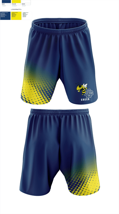Detroit Country Day School (Upper School) Cheer 55209150 Athletic Shorts With Pockets - 1