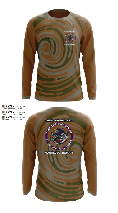 Honolulu Bohemian 96104358 Long Sleeve Performance Shirt 1