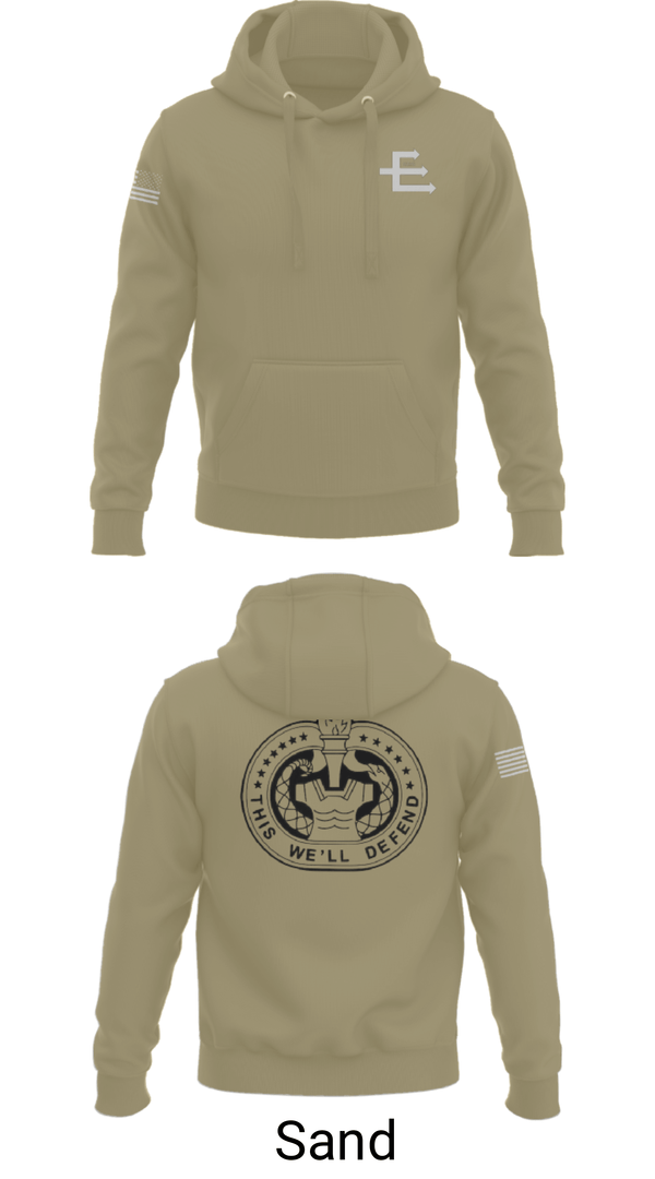 Hoodie, E/701, Army, Teamtime, Team time, sublimation, custom sports apparel, team uniforms, spirit wear, spiritwear, sports uniforms, custom shirts, team store, custom team store, fundraiser sports, apparel fundraiser