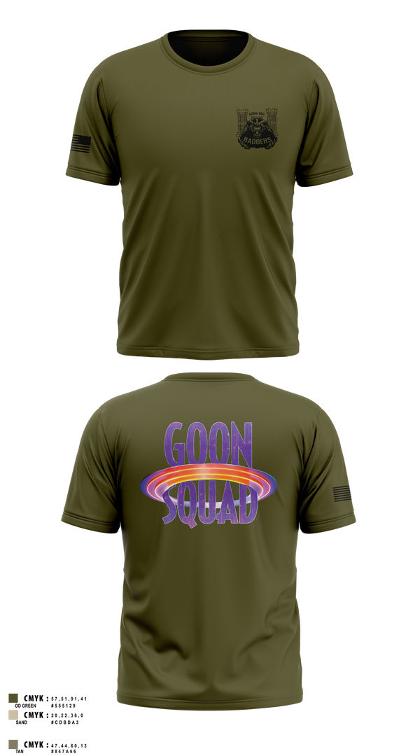 Short Sleeve Performance Shirt, GOON SQUAD, Army, Teamtime, Team time, sublimation, custom sports apparel, team uniforms, spirit wear, spiritwear, sports uniforms, custom shirts, team store, custom team store, fundraiser sports, apparel fundraiser