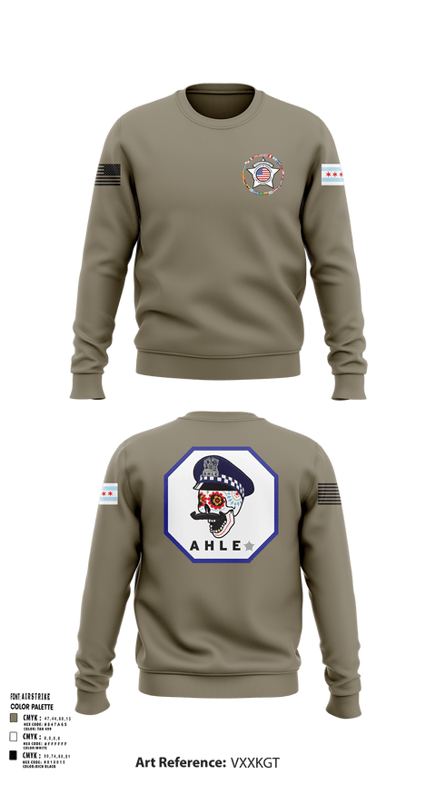 Crew Neck Sweatshirt, Cpd, Police, Teamtime, Team time, sublimation, custom sports apparel, team uniforms, spirit wear, spiritwear, sports uniforms, custom shirts, team store, custom team store, fundraiser sports, apparel fundraiser