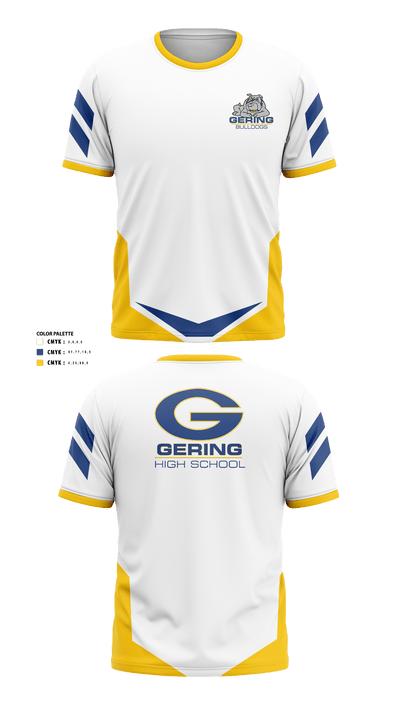 Gering High School Golf 72370370 Short Sleeve Performance Shirt - 40