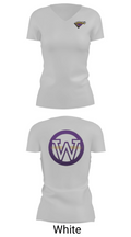 Waconia Senior High School Golf 70666759 Women's Short Sleeve V-neck Shirt - 19
