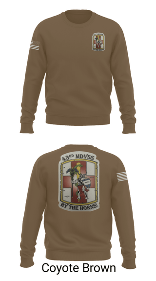 Crew Neck Sweatshirt, 43rd Medical Detachment, , Teamtime, Team time, sublimation, custom sports apparel, team uniforms, spirit wear, spiritwear, sports uniforms, custom shirts, team store, custom team store, fundraiser sports, apparel fundraiser