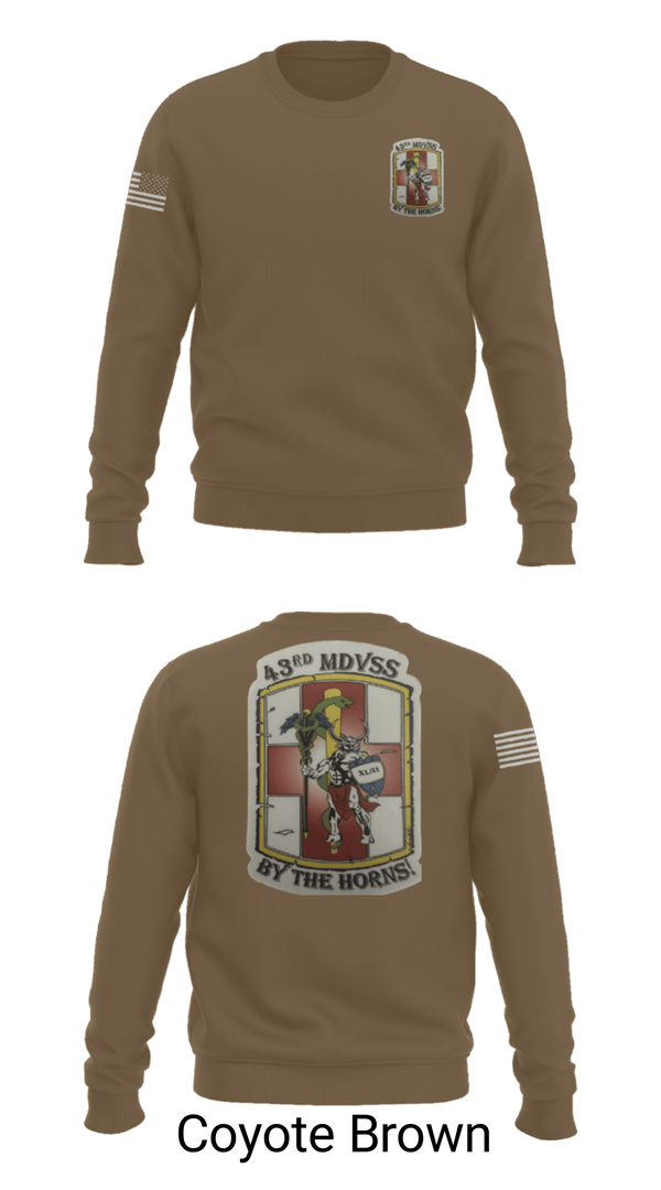 Crew Neck Sweatshirt, 43rd Medical Detachment, , Teamtime, Team time, sublimation, custom sports apparel, team uniforms, spirit wear, spiritwear, sports uniforms, custom shirts, team store, custom team store, fundraiser sports, apparel fundraiser